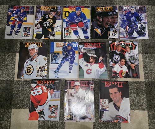 Beckett Hockey Monthly Price Magazine Lot Of 12 Full Year 1993 Rare Clean  - Bild 1 von 12