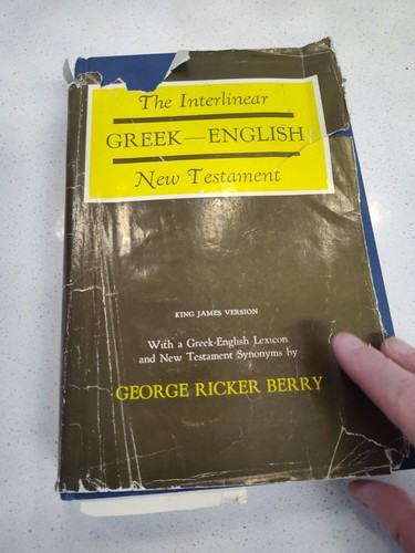 The Interlinear Greek-English New Testament George Ricker Berry HCDJ 1974