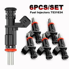 6X For BMW 325xi 325i 320i 325Ci 525i Fuel Injectors Replace 13537546244 7546244