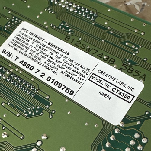 NEW UNUSED Creative SOUND BLASTER AWE64 iNFRA Suite Magic Carpet Crusader BUNDLE - Photo 8/20