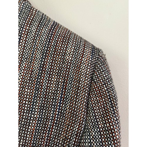 Blazer de tweed Christian Dior vintage P2P 21,25" cierre de botones para hombre 42 multicolor - Imagen 17 de 17
