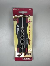 1312 Drill Block - Handheld Drill Guide, Drilling Jig for 6 of the Most Common D