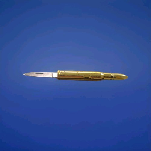 Novelty 30-06 Bullet Pocket knife Brass handle Pen Knife - Picture 1 of 7