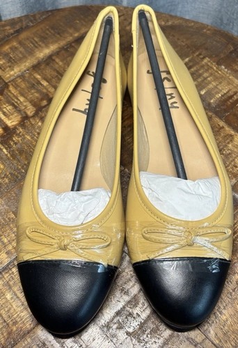 Tuckernuck Leather Flats French Sole Camille Ballet Bow Flats Size 8.5 - Picture 15 of 18