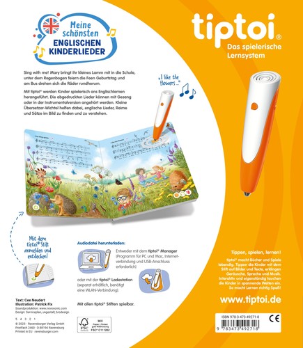 tiptoi® Liederbücher - Meine schönsten englischen Kinderlieder Cee Neudert - Bild 10 von 10