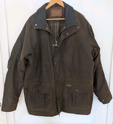 Outback Trading Company® Men's Deer Hunter Brown Oilskin Jacket Size XL 2180