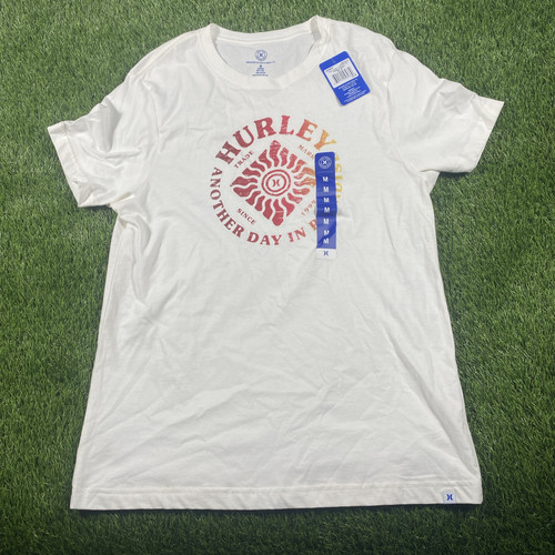 Hurley Shirt Mens Medium New With Defects White Barley Bone - Picture 4 of 16