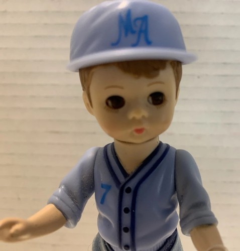 Kleine Vintage MA #7 Kinder Baseball Spieler Figur. 5" Zoll. Alexander - Bild 7 von 8