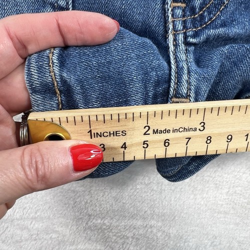 Vintage Y2K Abercrombie Gr. 14 Mädchen Jeans kurze Shorts Denim Preppy Coquette - Bild 12 von 13
