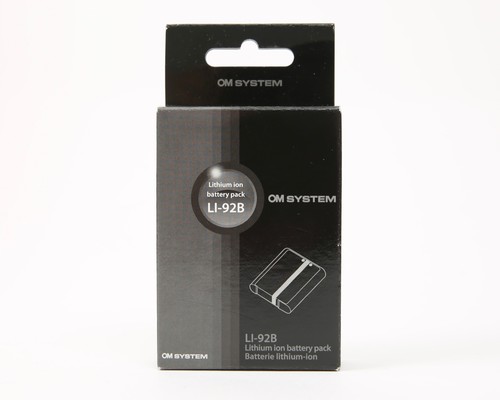 Batería recargable de iones de litio OM SYSTEM LI-92B para resistente TG-5, TG-6, TG-7 nueva - Imagen 2 de 3