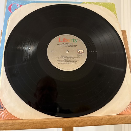 The Chipmunks Christmas With The Chipmunks Vinyl LP Liberty LM-1071 Shrink - Picture 6 of 6