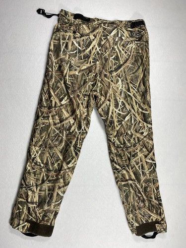 Drake Waterfowl Pants Men’s M 32x34 Fleece Lined Camo Hunting Outdoors Realtree - Picture 2 of 10