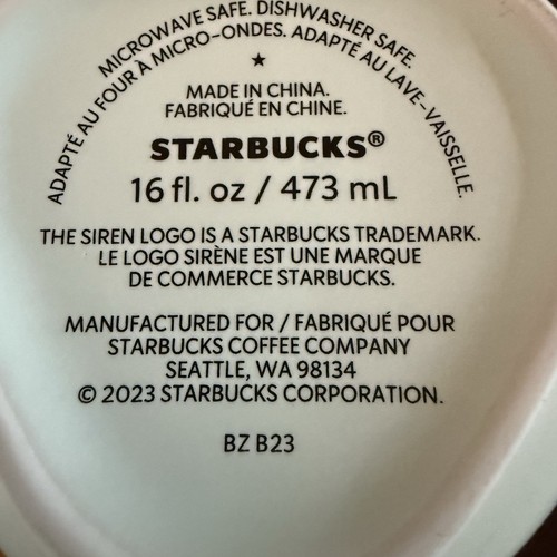 Starbucks Mint 2023 Recycled Ceramic Siren Mug, Triangular Bottom, 16 oz - Bild 11 von 12