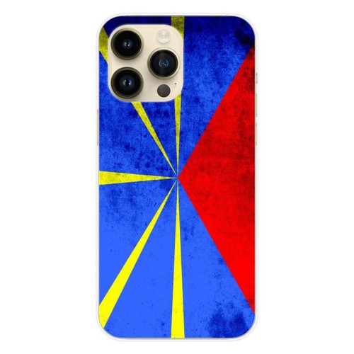 Coque en silicone imprimée compatible Apple iPhone 14 Pro Max Drapeau La Réunion - Photo 1 sur 6