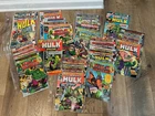 Vintage Marvel Incredible Hulk Comic Books Large Lot