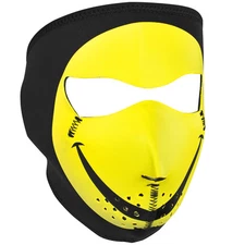 Zan Headgear Neoprene Full-Face Mask, Smiley Face