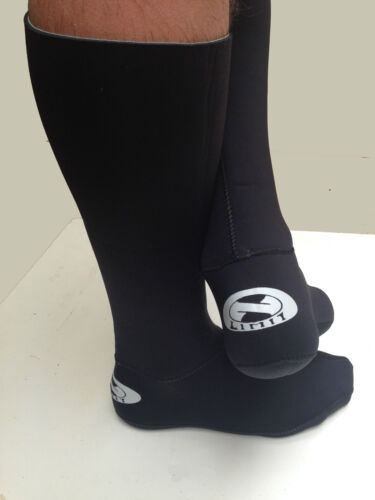 Calcetines de neopreno hasta la rodilla impermeables para usar debajo de trajes de neopreno botas Reino Unido - Imagen 12 de 12
