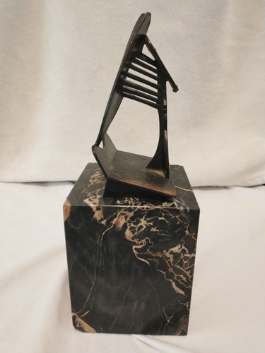 Vintage 1967 Pablo Picasso "The Lady" Bronze Sculpture - Chicago Picasso Replica - Picture 10 of 12