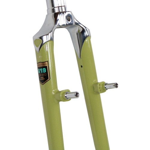Horquilla de bicicleta Electra Ticino 28" CrMo 11/8"Retro de semicarrera bicicleta de carreras verde - Imagen 3 de 3