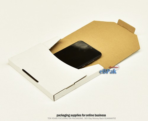 200x Mailing Box 152 x 132 x 16mm Superflat White CD DVD Rigid Mailer B1 - Picture 4 of 12