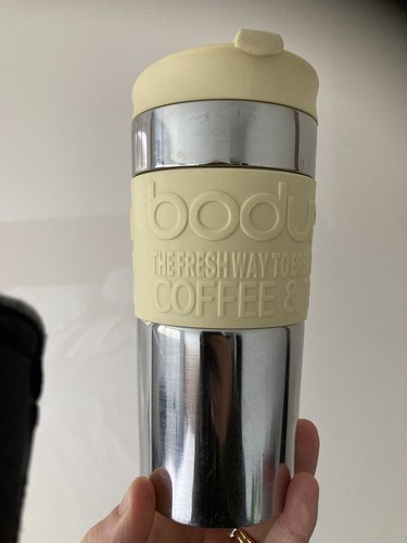 Bodum 11068-01 Vacuum Travel Mug, 0.35 L Hot Drinks Tea/Coffee