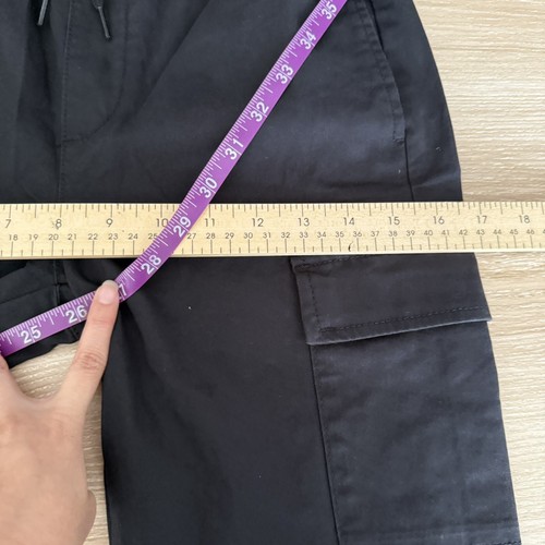 GAP Boys XL 12 NEW Woven Cargo Joggers Moonless Night Washed Black - Picture 13 of 13