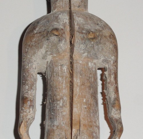 Antigua muñeca gemela de madera hembra Venavi santuario figura fertilidad fetiche Ghana Togo - Imagen 5 de 12