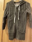 girls abercrombie and fitch Size Extra Small Brown Zip Sweater With Hood
