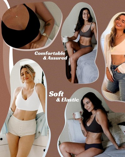 Comfortable Seamless Full Coverage Bra for Women Wireless Bras with Soft Support - Picture 6 of 17