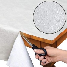 Quilted Heavy Duty Table Pad Protector with Flannel Backing - Cut to Fit - 52...