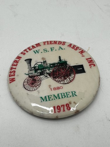 Vintage Lot Of 12 Western Steam Fiends Association Pinback Buttons - Picture 6 of 21