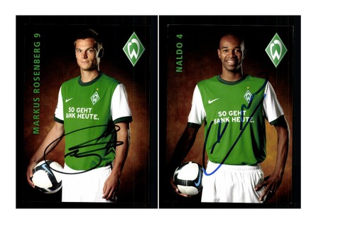 Autogrammkartensatz Werder Bremen 2009-10 5 Karten Original Sign(2824) - Picture 2 of 3
