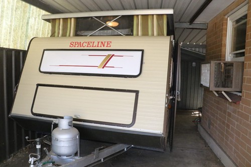 Cream Spaceline Caravan