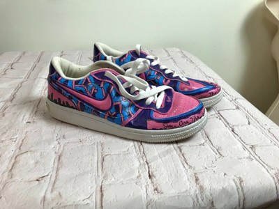 dark purple air force ones