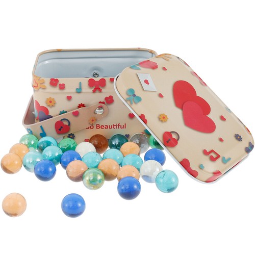 70/65pcs Classics Colorful Marbles Toys with Iron Box for Kids Games Home StCwJ - Picture 13 of 15