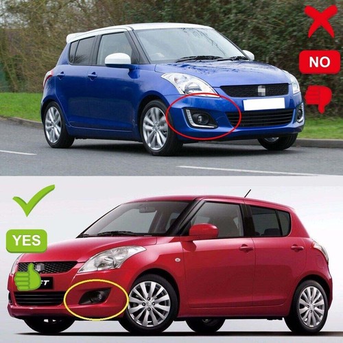 Cubierta de marco bisel con luz antiniebla delantera para Suzuki Swift 2011-2017 lado derecho e izquierdo - Imagen 8 de 8