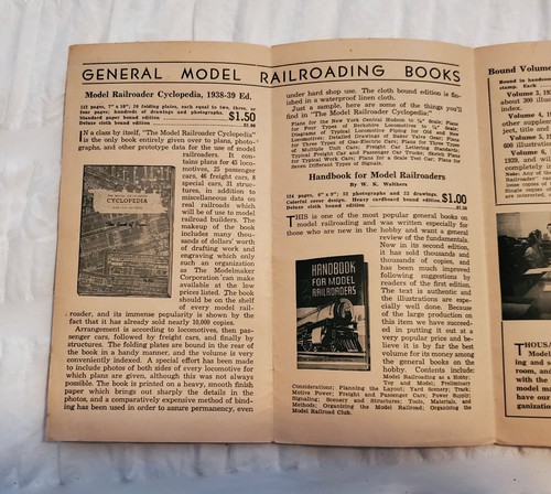 BÜCHER FÜR MODELLBAHNER -- 12-SEITIGE BROSCHÜRE -- 1939 -- PREISFÜHRER - Bild 2 von 7