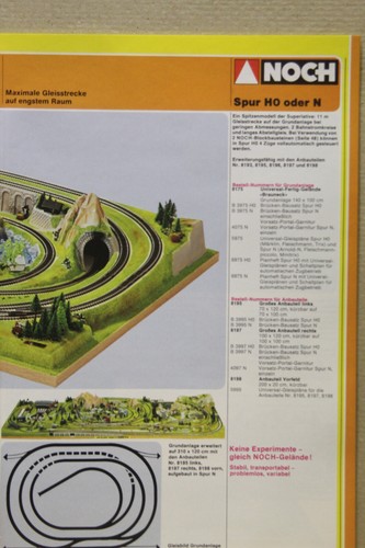 catalogo noch modell plastico ferroviario locomotiva treno stazione ferrovia 80 - Picture 5 of 6