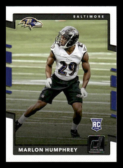 2017 Donruss #378 Marlon Humphrey Rookie Baltimore Ravens