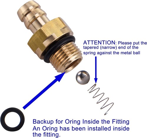 Kits de lavadora a presión con inyector de jabón químico para Briggs Stratton Ryobi 190593GS - Imagen 8 de 11