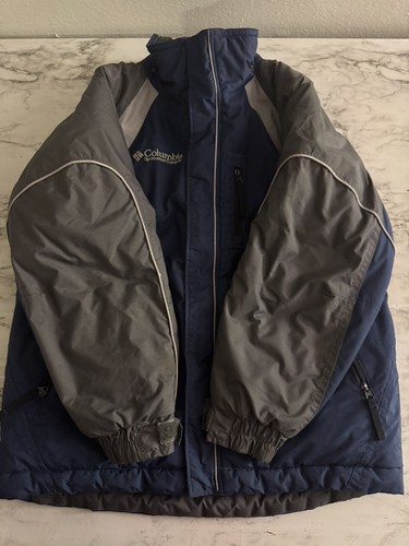 Columbia Winter Jacket Coat Warm Boys 6/7 Pocket Lined Fleece Collar - Picture 9 of 9