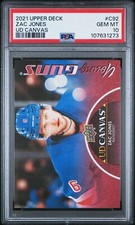 2021-22 Upper Deck Series 1 Young Guns Canvas Zac Jones #C92 PSA 10
