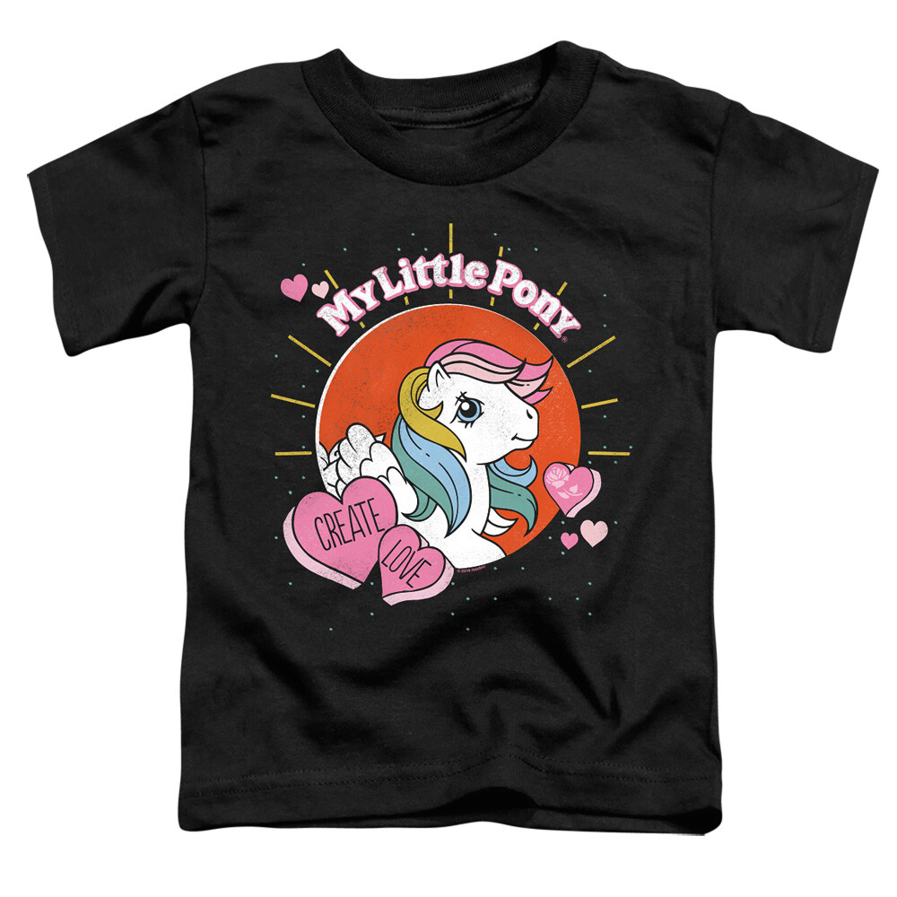 Maglietta My Little Pony bambino crea amore maglietta nera