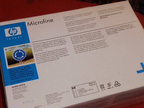 HP LASERJET PRINT CARTRIDGE 98A NEW 92298A - 第 4/9 張圖片