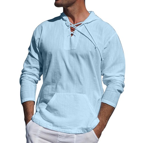 Mens Lightweight Blouse Summer T Shirts Fitness Gym Pullover Basic Sports Tops - Bild 8 von 21