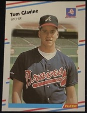1988 Fleer Glossy Tom Glavine #539