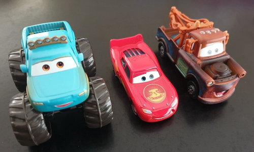 Disney Pixar Cars On The Road Ivy Lightning McQueen Mater 3 Pack Mattel Diecast - Picture 2 of 5