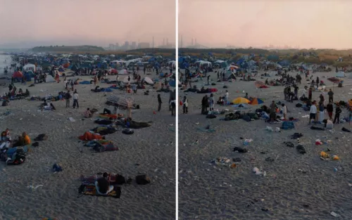MASSIMO VITALI - 'Rosignano Dawn Diptych' - AP Edition of 20 ART PRINT photo x 2
