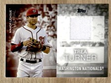 2020 Topps Major League Material Relics Trea Turner #MLM-TT Jersey Washington
