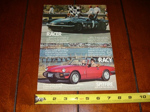 TRIUMPH SPITFIRE ORIGINAL 1980 AD - Imagen 5 de 12